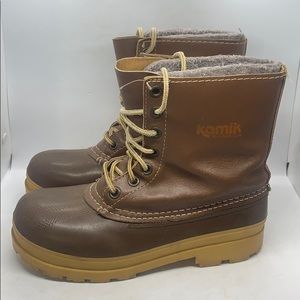 Kamik Canada Insulated Winter Boots Mens Size 6